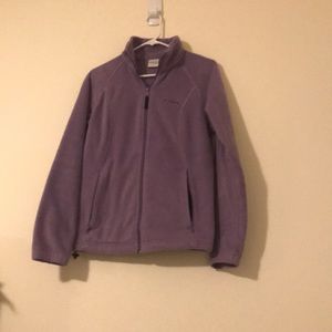 Columbia Purple Zipper-up Fleece